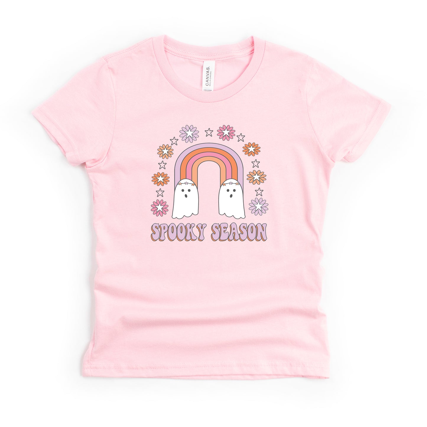 Spooky Season Rainbow | Youth Short Sleeve Crew Neck