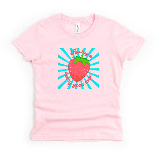 Having A Berry Good Time | Youth Short Sleeve Crew Neck