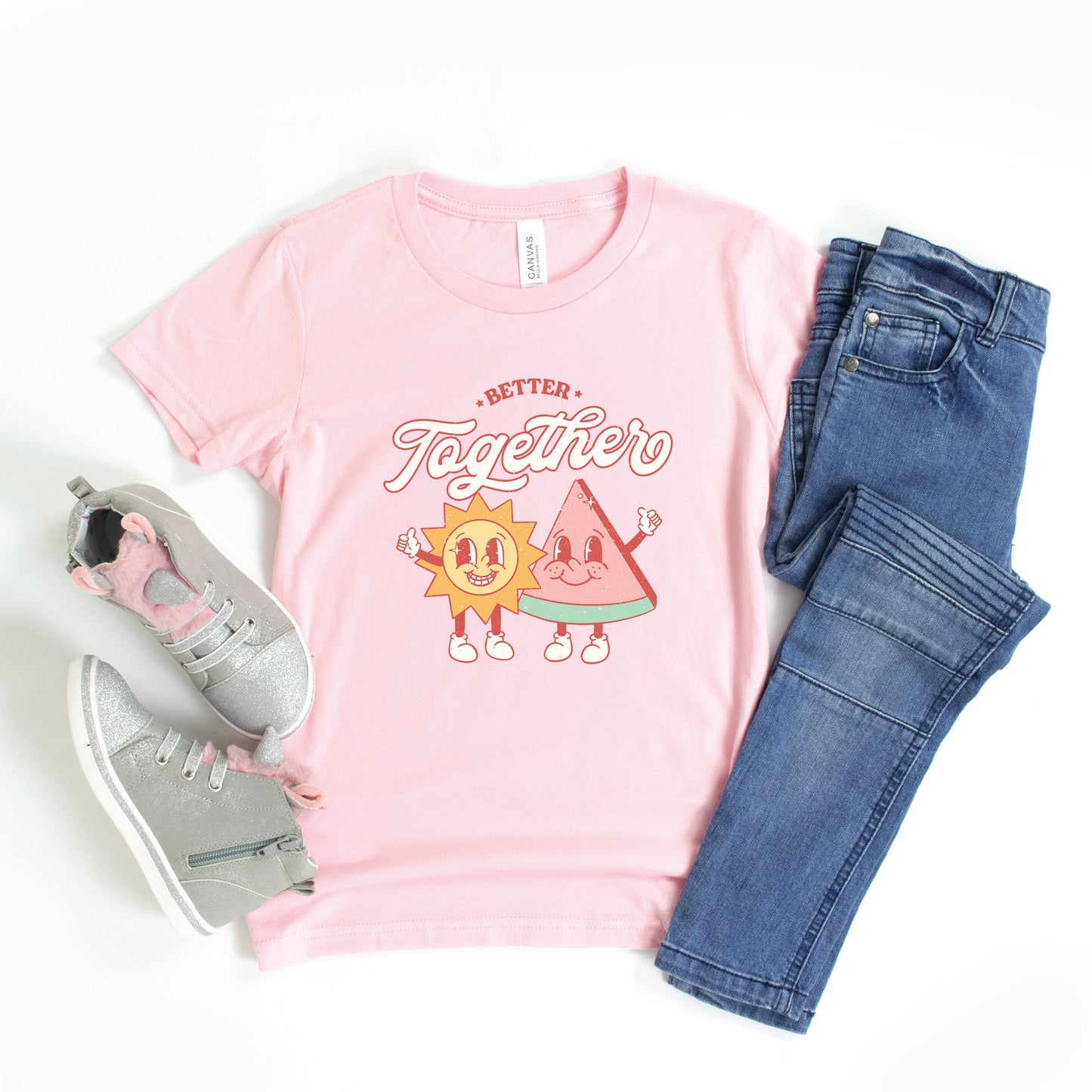 Better Together Sun And Watermelon | Youth Short Sleeve Crew Neck