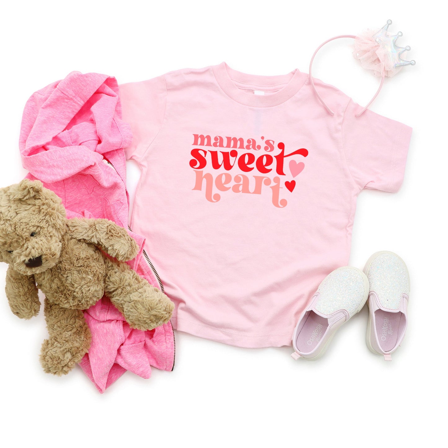 Pink Sweet Heart | Youth Graphic Short Sleeve Tee