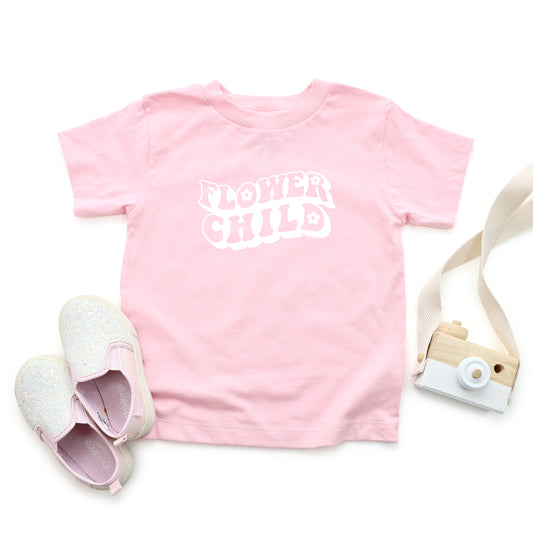 Flower Child | Toddler Short Sleeve Crew Neck