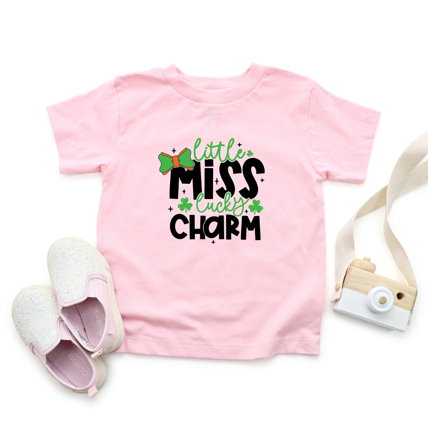 Little Miss Lucky Charm | Toddler Short Sleeve Crew Neck