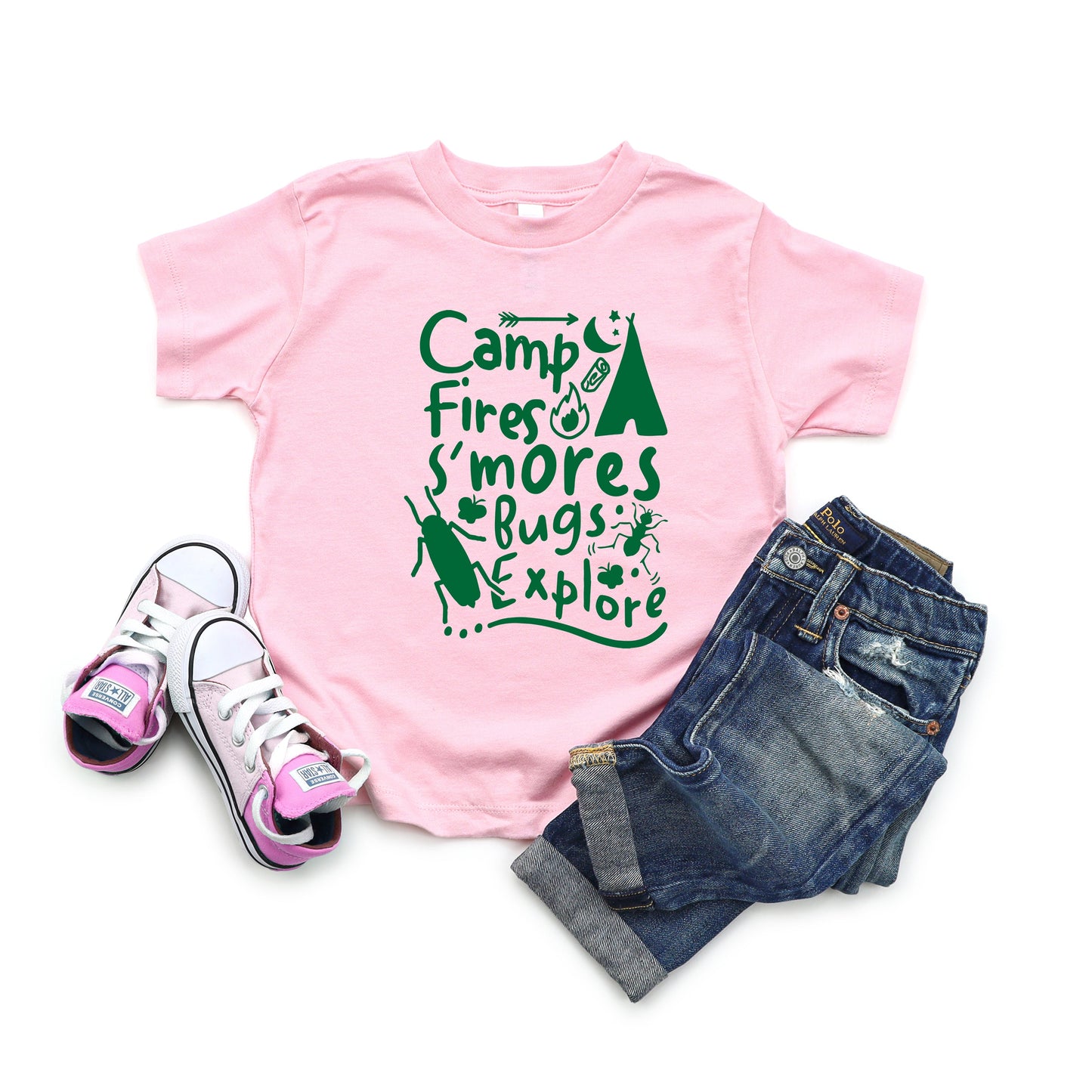 Camp Fire S'mores | Youth Graphic Short Sleeve Tee