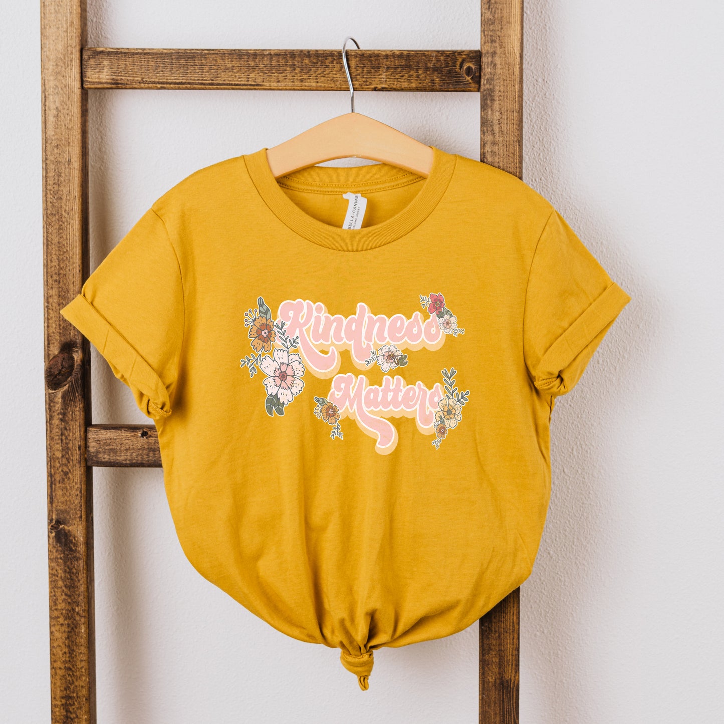 Kindness Matters Floral | Youth Short Sleeve Crew Neck