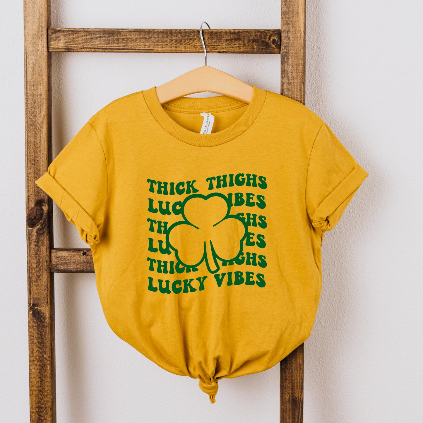 Thick Thighs Lucky Vibes | Youth Short Sleeve Crew Neck