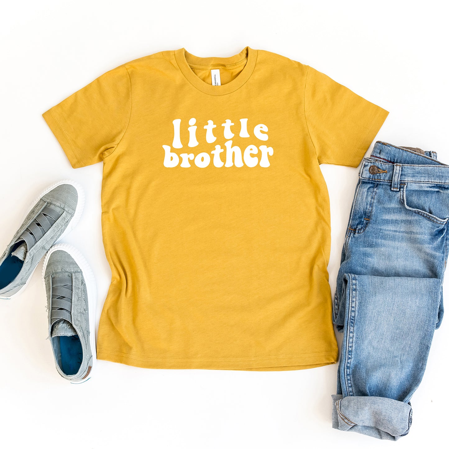 Little Brother Wavy | Youth Short Sleeve Crew Neck