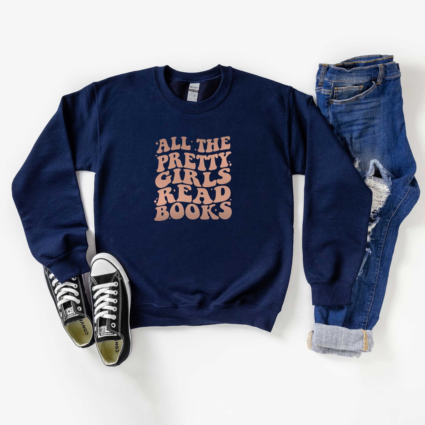 Pretty Girls Read Books | Youth Sweatshirt