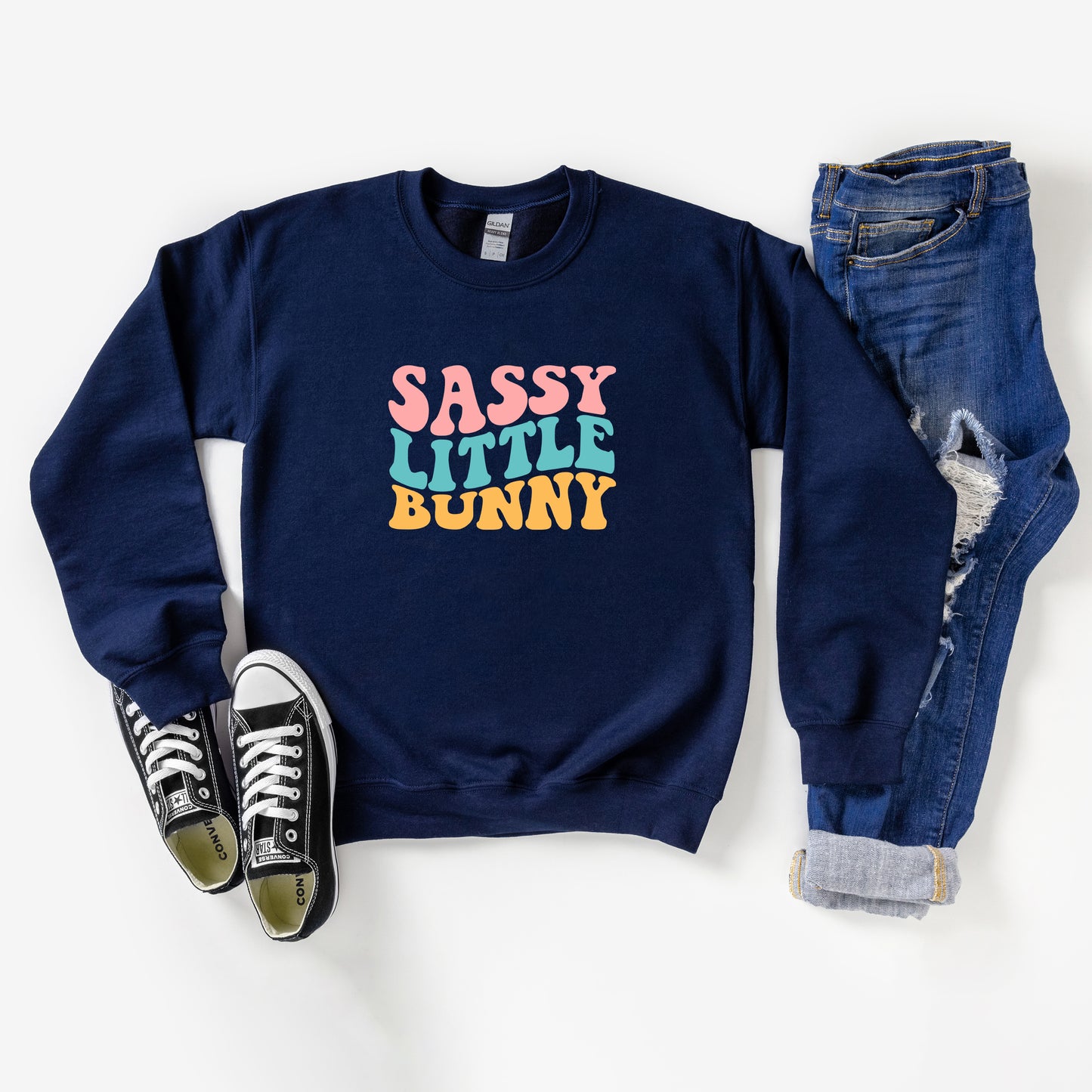 Sassy Little Bunny | Youth Sweatshirt