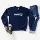 Gymnastics Stacked Heart | Youth Sweatshirt