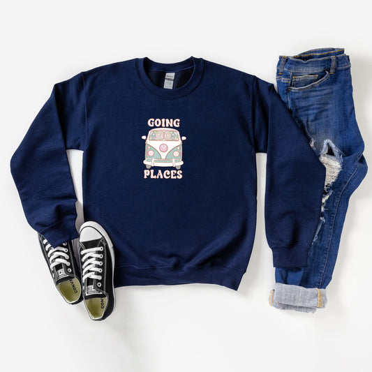 Going Places Van Colorful | Youth Sweatshirt
