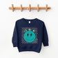 Mama's Boy Checkered Smiley Face | Toddler Sweatshirt