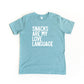 Snacks Are My Love Language | Youth Short Sleeve Crew Neck