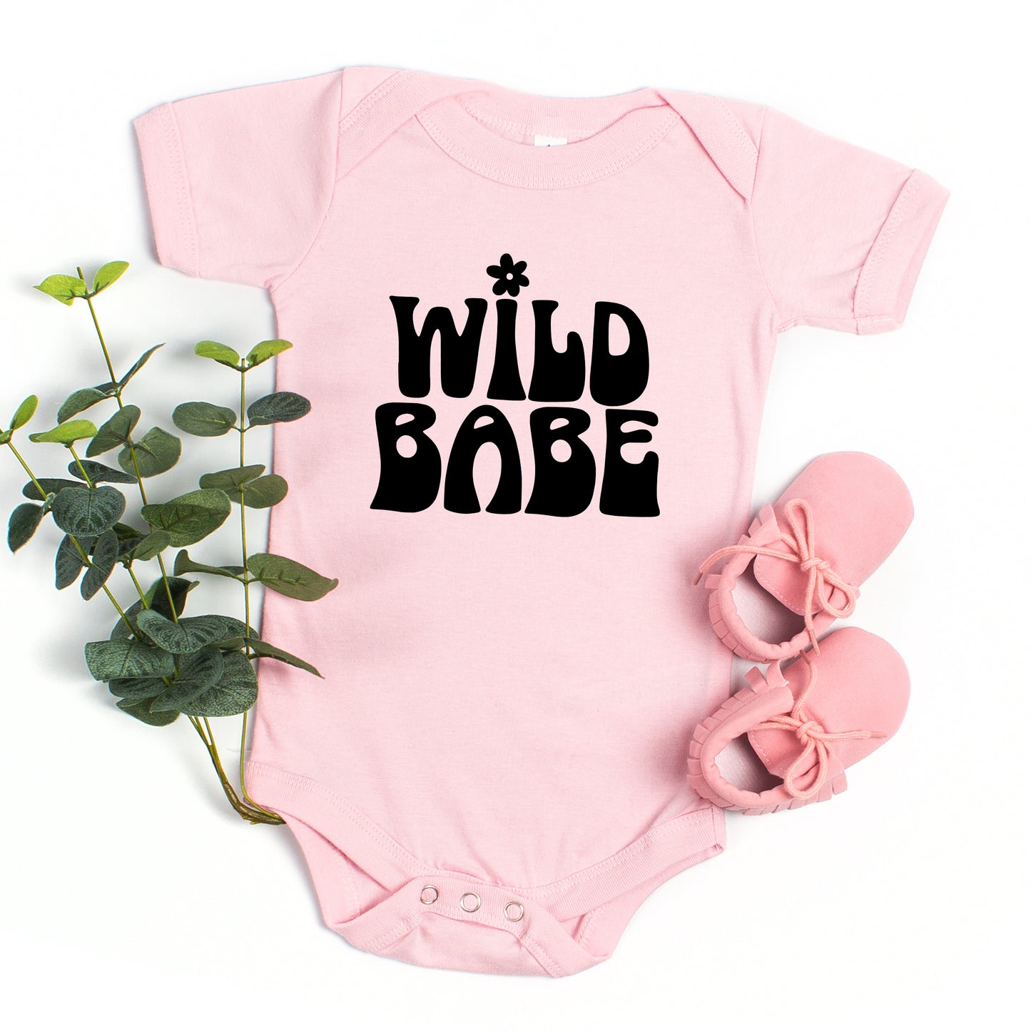 Wild Babe Flower | Baby Onesie