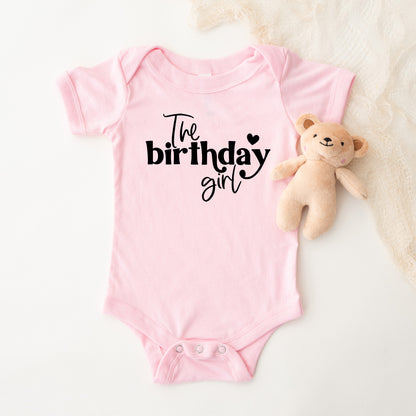 The Birthday Girl Heart | Baby Onesie