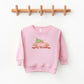 Merry Christmas Pink Car | Toddler Sweatshirt