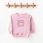 Smiley Face Hearts | Toddler Sweatshirt