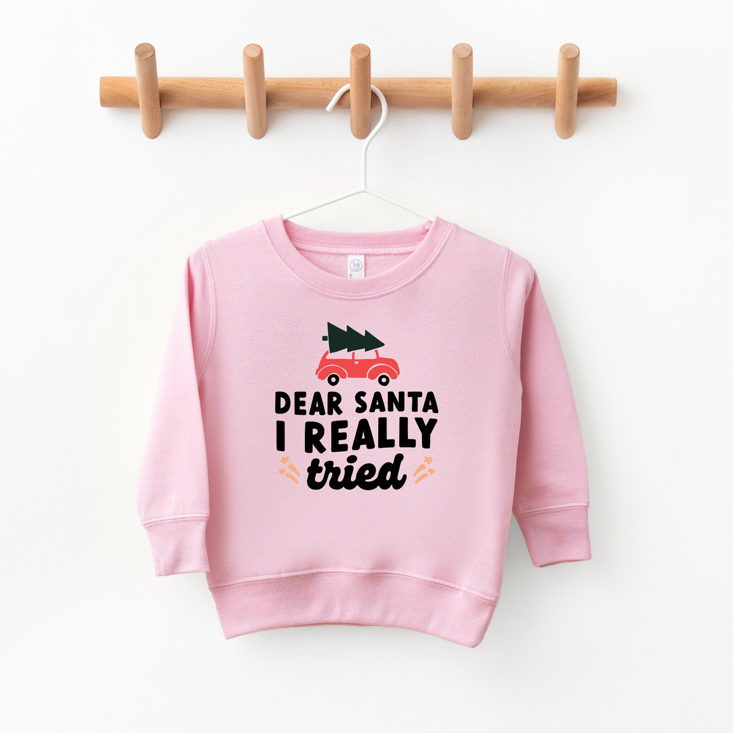 I Really Tried Car | Toddler Sweatshirt