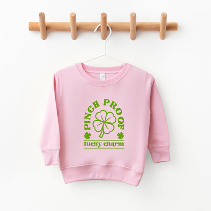 Pinch Proof Lucky Charm | Toddler Sweatshirt