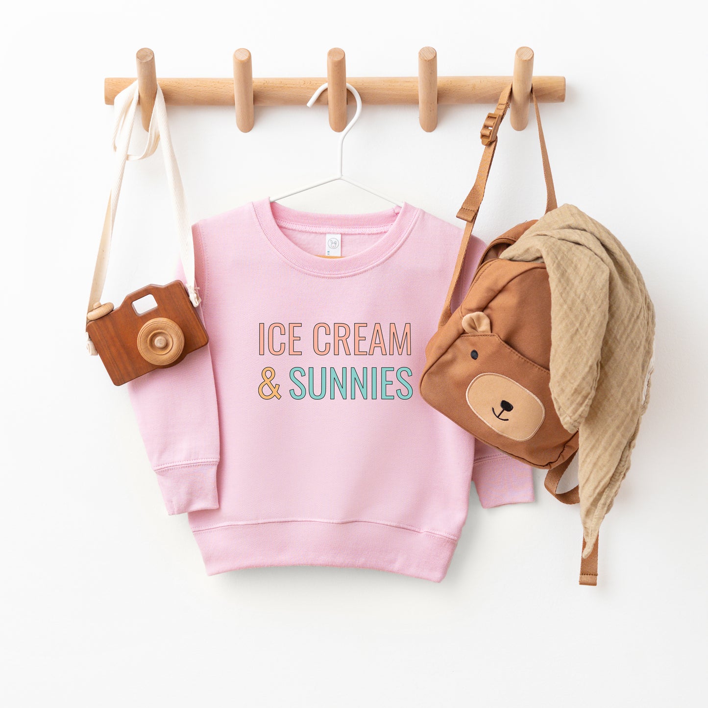 Ice Cream And Sunnies | Toddler Sweatshirt