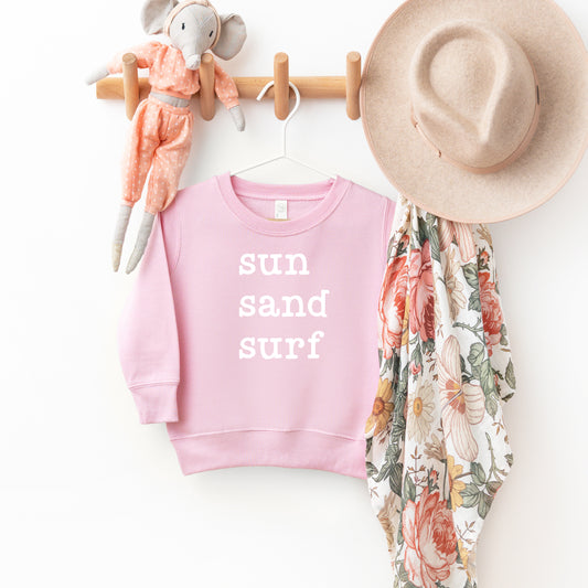 Sun Sand Surf | Toddler Sweatshirt