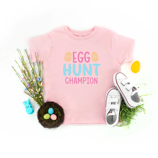 Egg Hunt Champion | Toddler Short Sleeve Crew Neck