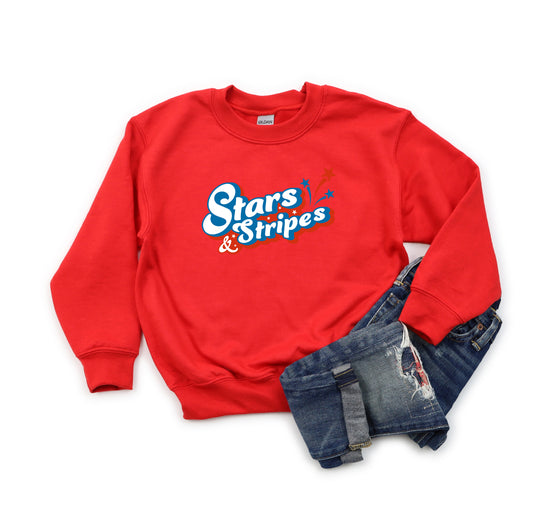 Stars and Stripes Firework | Youth Sweatshirt