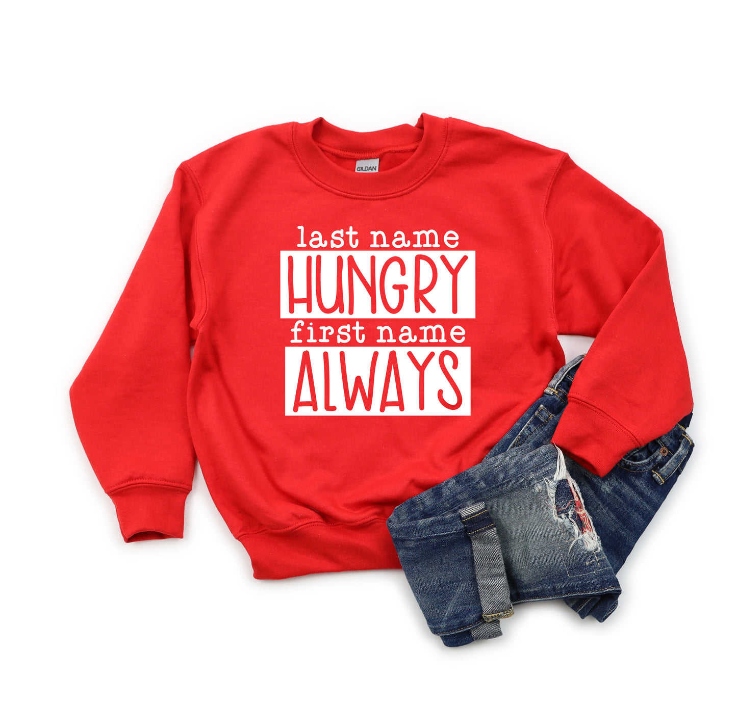 Last Name Hungry | Youth Sweatshirt