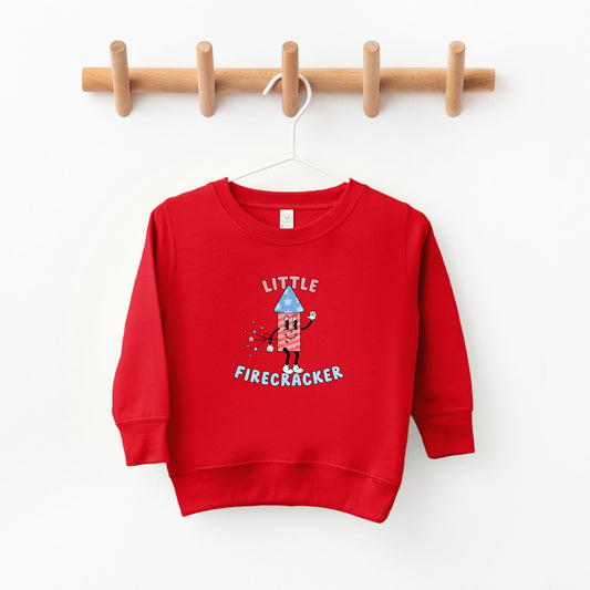 Retro Little Firecracker | Toddler Sweatshirt