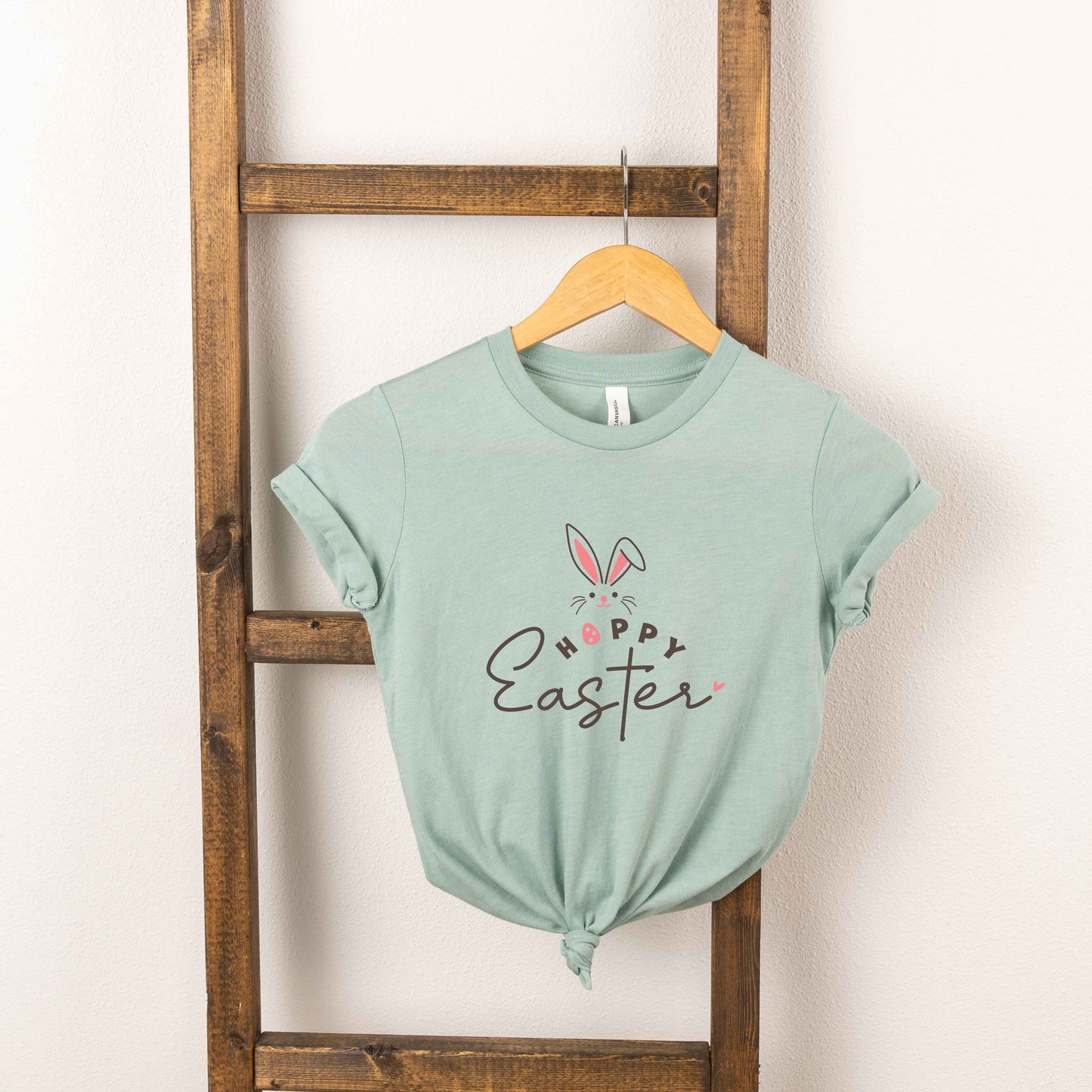 Hoppy Easter Bunny Egg | Youth Short Sleeve Crew Neck