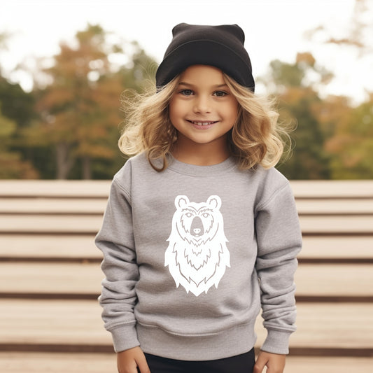 Bear Head | Toddler Graphic Sweatshirt