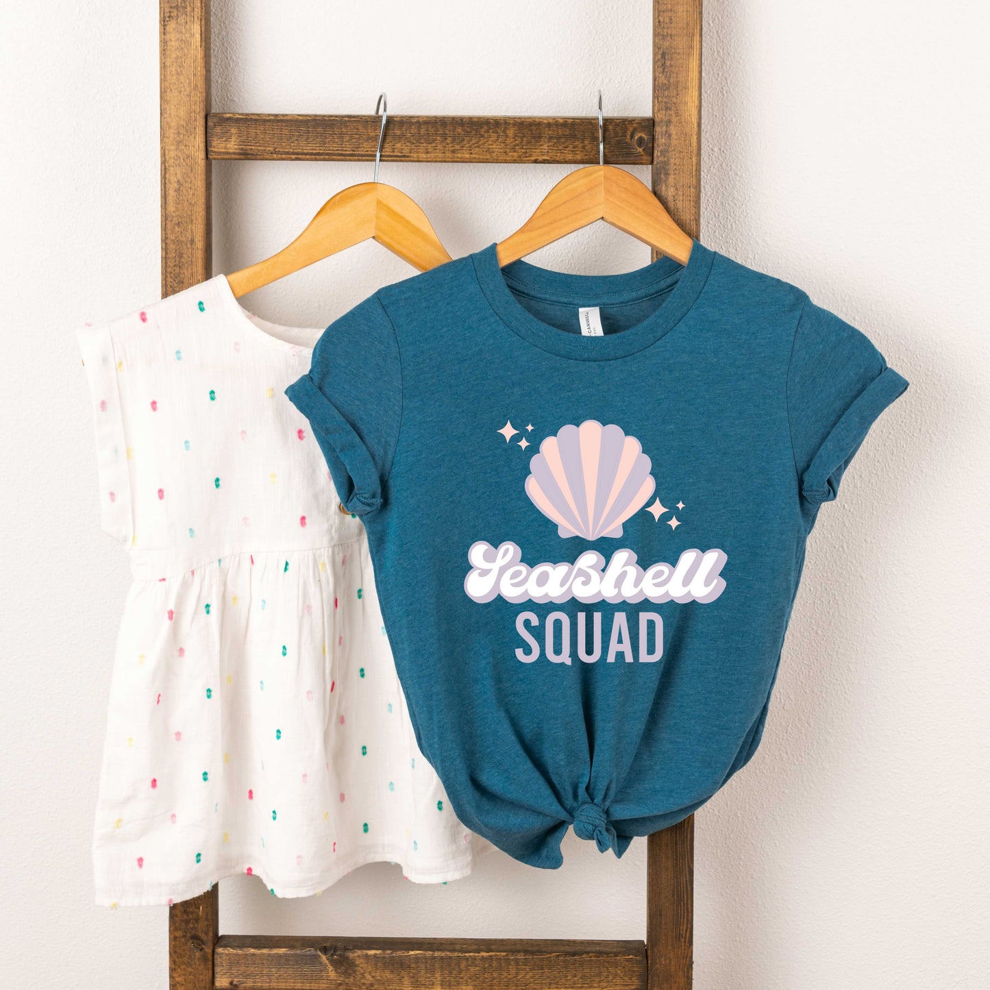 Seashell Squad | Toddler Short Sleeve Crew Neck