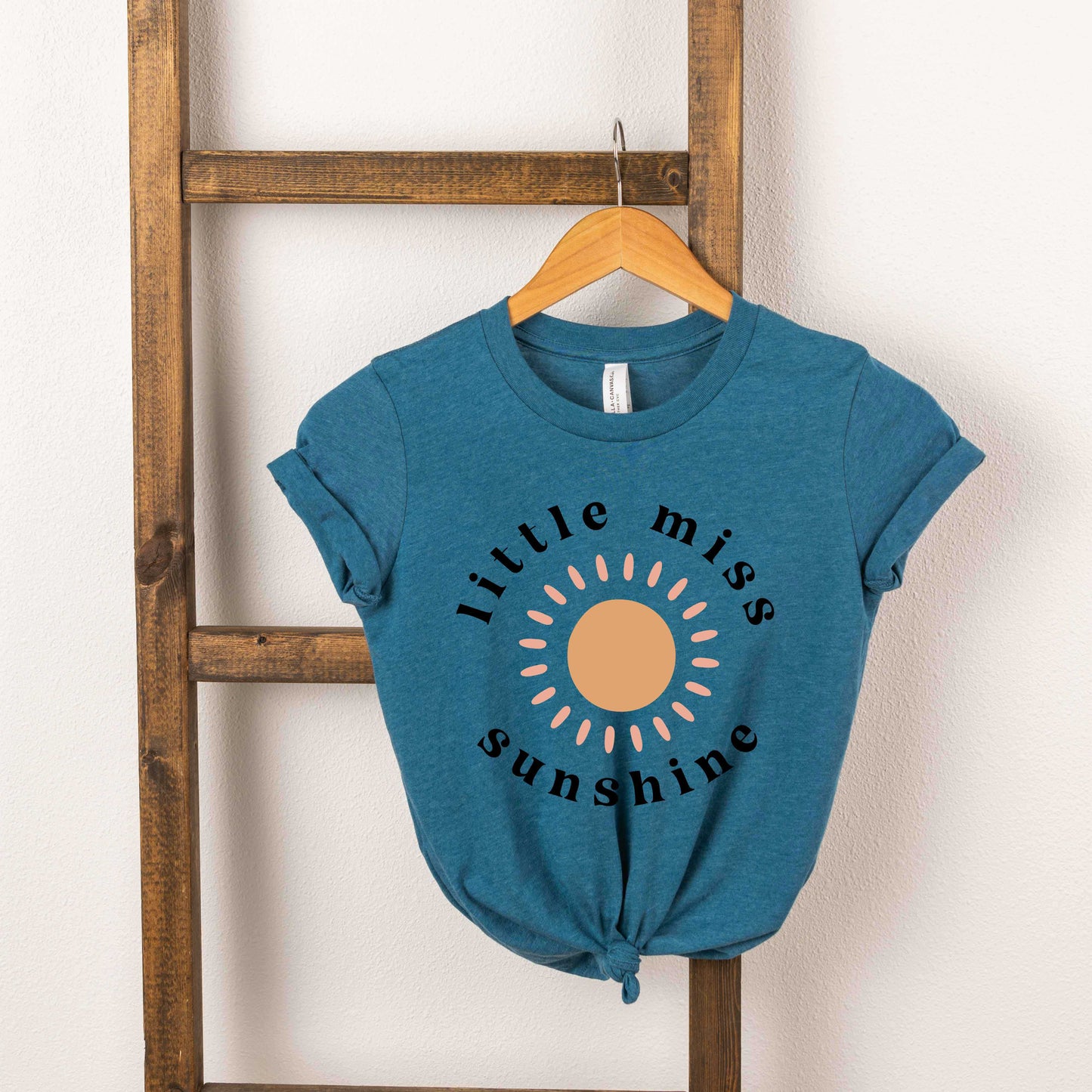 Little Miss Sunshine Sun | Toddler Short Sleeve Crew Neck