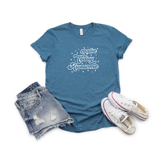 Make Today Awesome | Youth Short Sleeve Crew Neck