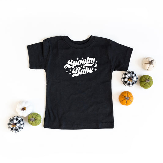 Spooky Babe Stars | Toddler Short Sleeve Crew Neck