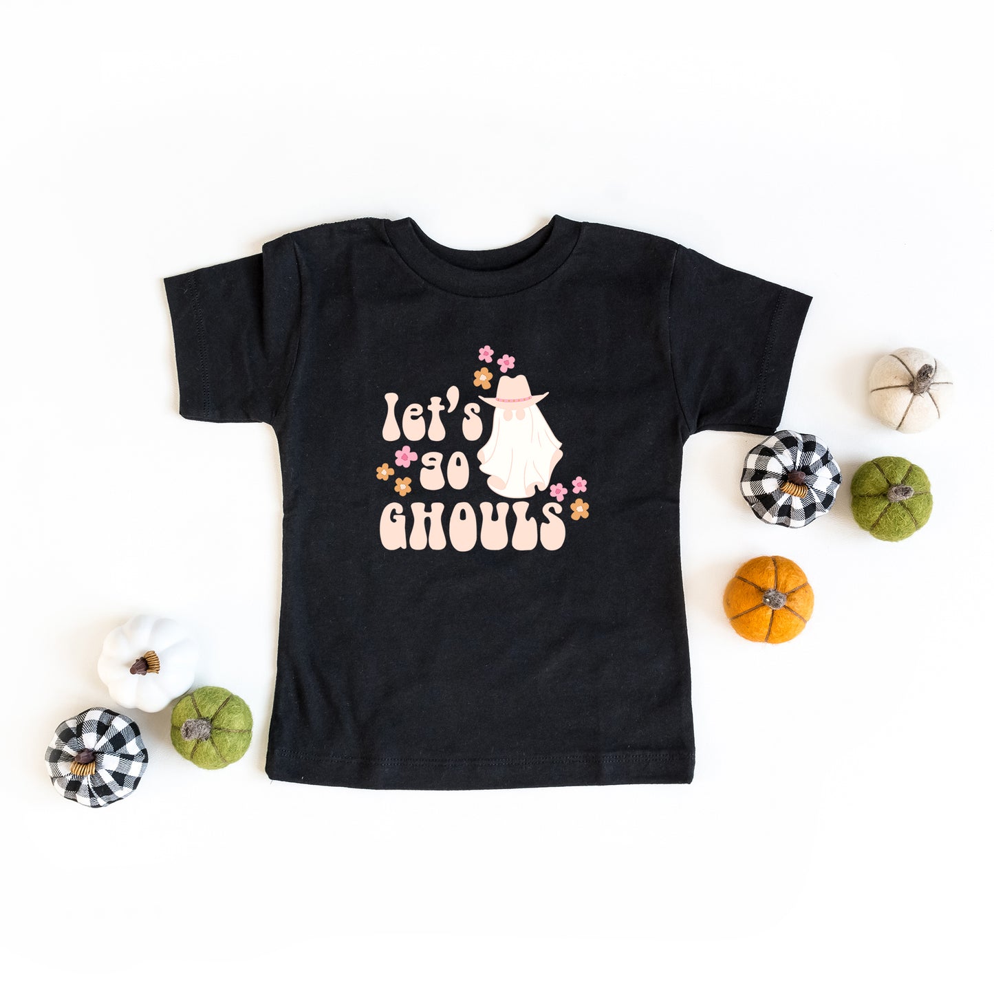 Let's Go Ghouls Ghost | Toddler Short Sleeve Crew Neck