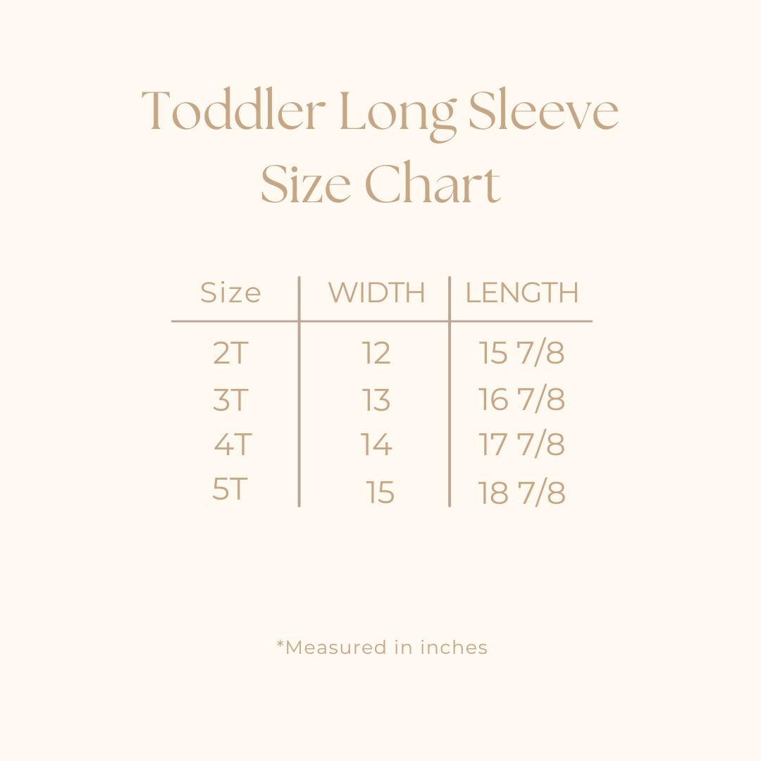 Simple Clover | Toddler Long Sleeve Tee