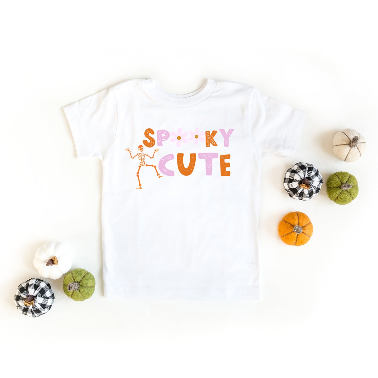 Spooky Cute Skeleton | Toddler Short Sleeve Crew Neck