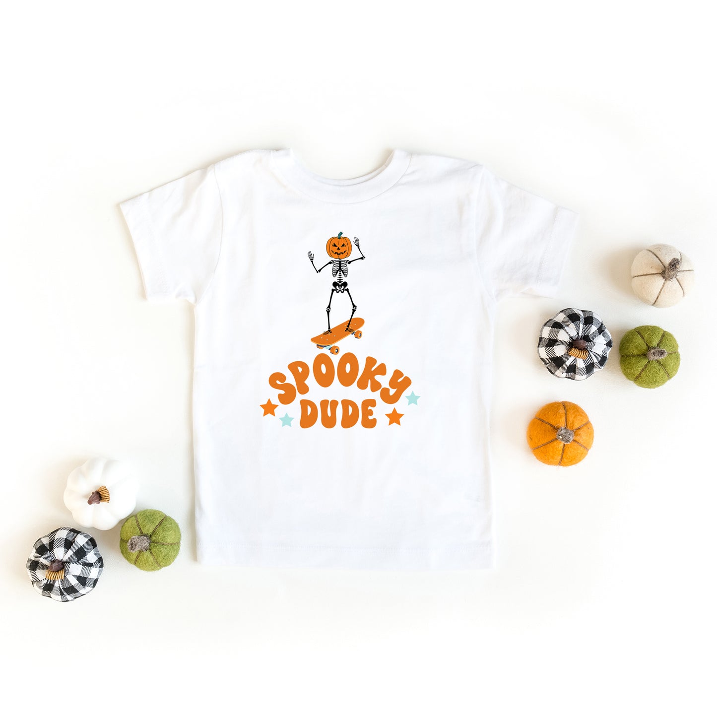 Spooky Dude Skeleton | Toddler Short Sleeve Crew Neck