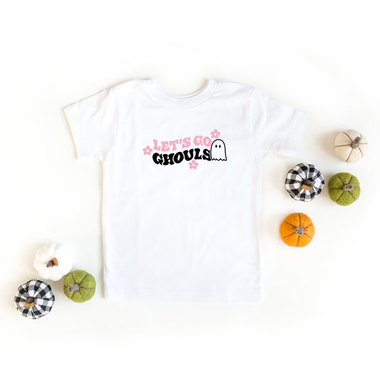 Ghost Let's Go Ghouls | Toddler Short Sleeve Crew Neck