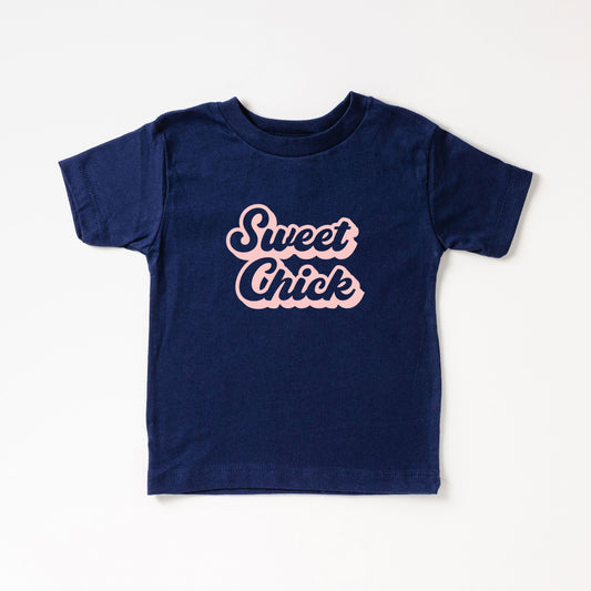 Sweet Chick | Toddler Short Sleeve Crew Neck