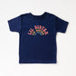 Lil Sister Stacked Curved | Toddler Short Sleeve Crew Neck
