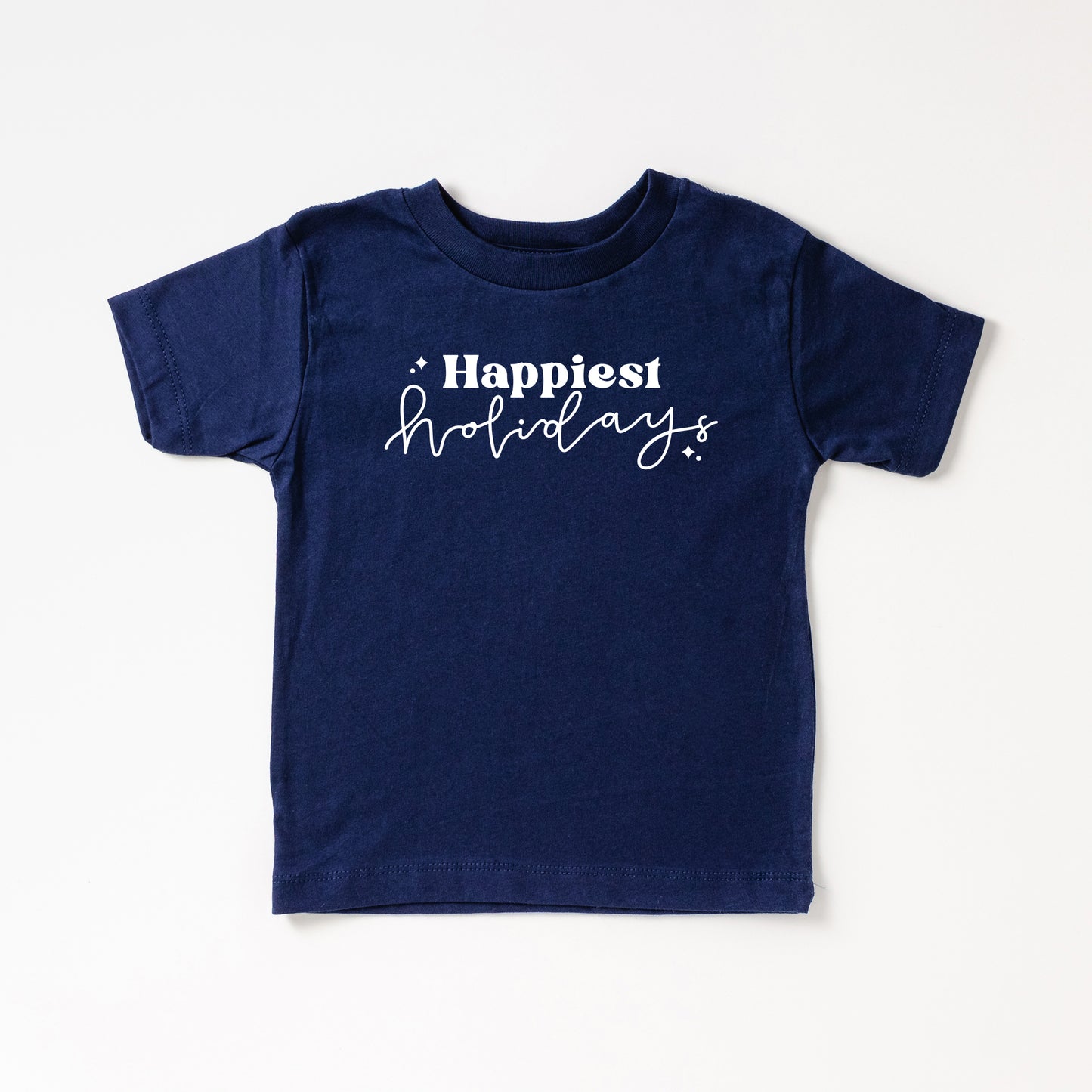 Happiest Holidays | Toddler Short Sleeve Crew Neck