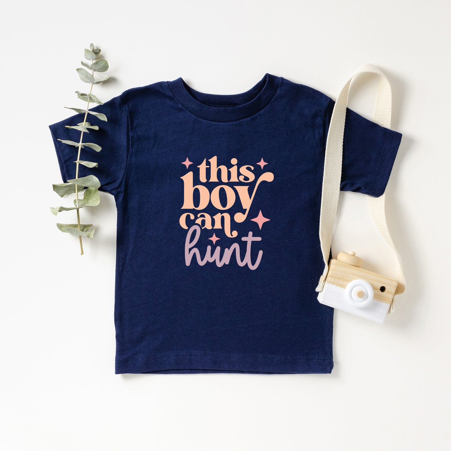 This Boy Can Hunt | Toddler Short Sleeve Crew Neck