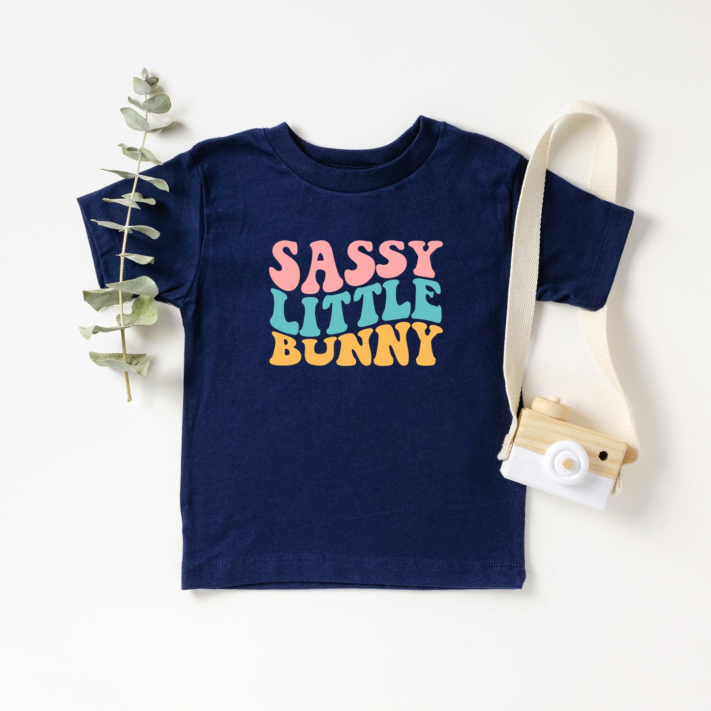 Sassy Little Bunny | Toddler Short Sleeve Crew Neck