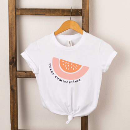 Sweet Summertime Watermelon | Toddler Short Sleeve Crew Neck
