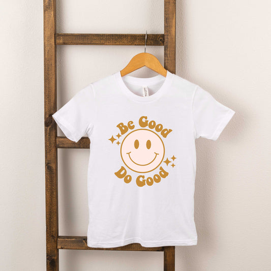 Be Good Do Good Smiley Face | Youth Short Sleeve Crew Neck