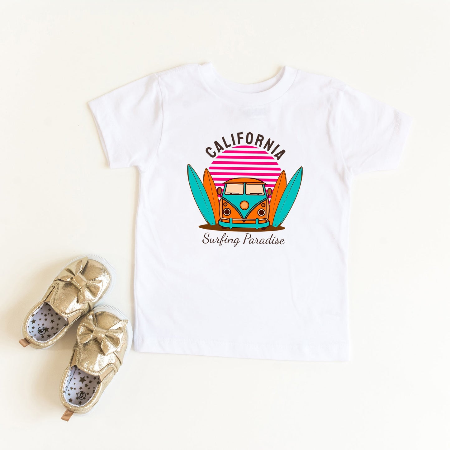 California Surfing Paradise | Youth Graphic Short Sleeve Tee