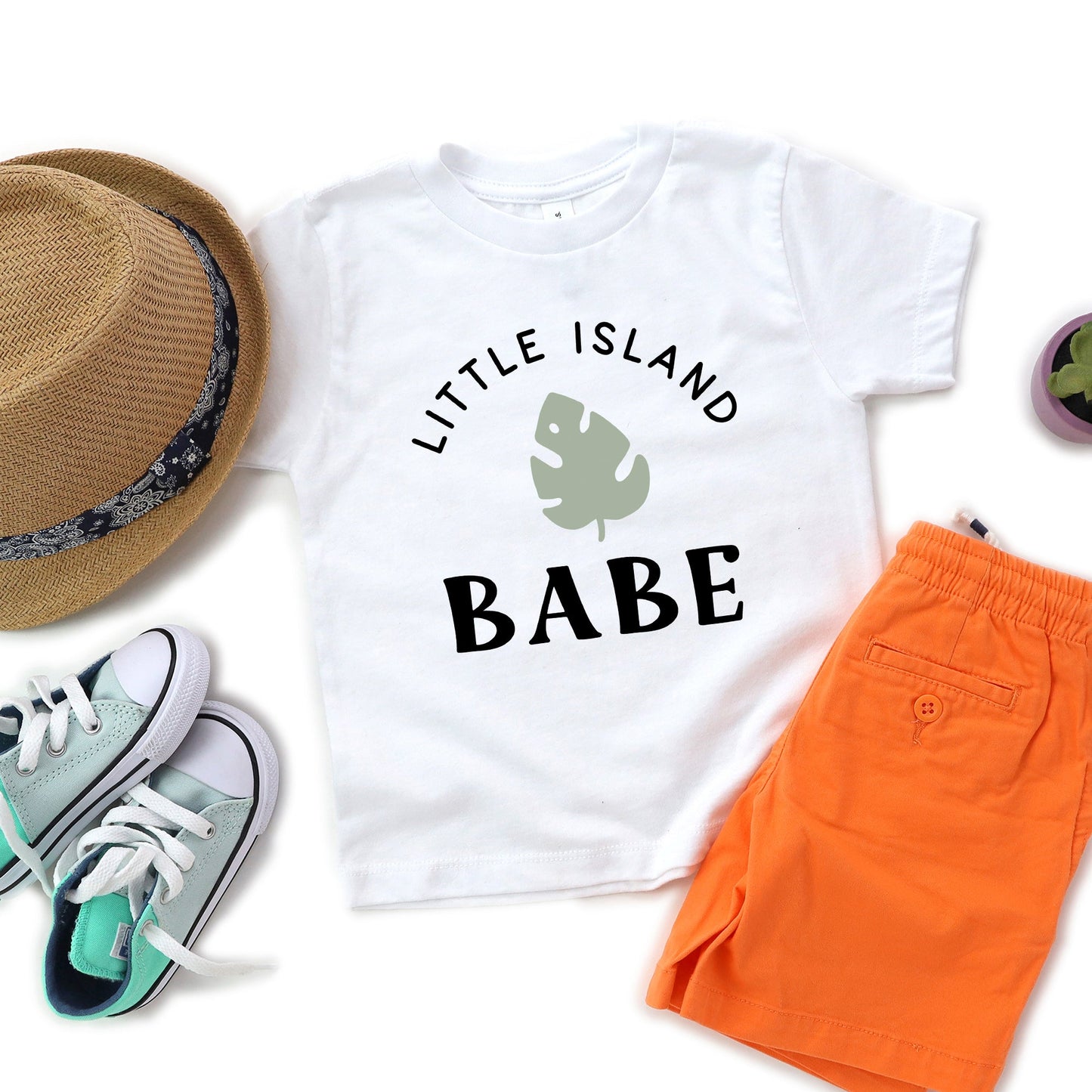 Little Island Babe | Toddler Graphic Short Sleeve Tee