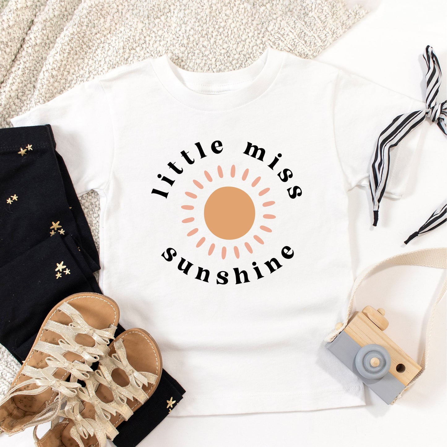 Little Miss Sunshine Sun | Toddler Graphic Short Sleeve Tee