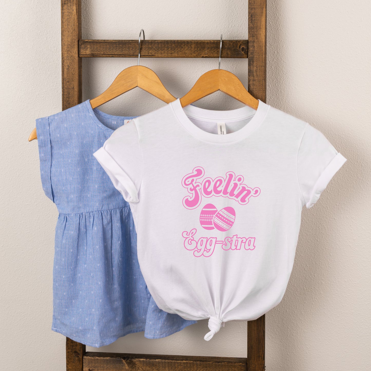 Feelin' Eggstra | Toddler Short Sleeve Crew Neck